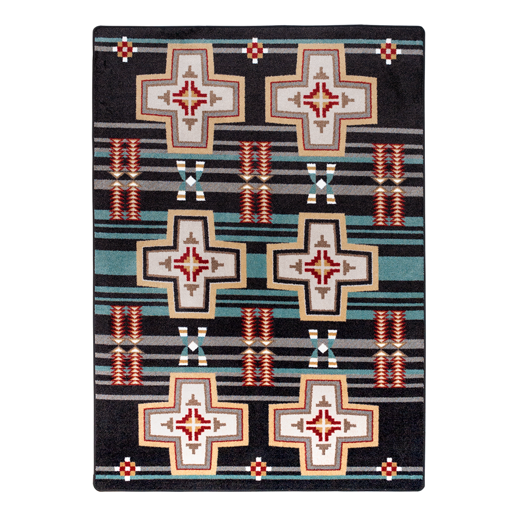 Grand River - Black American Dakota Rugs