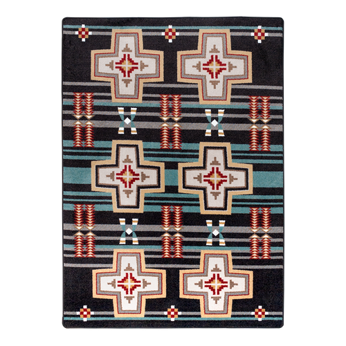 Grand River - Black American Dakota Rugs