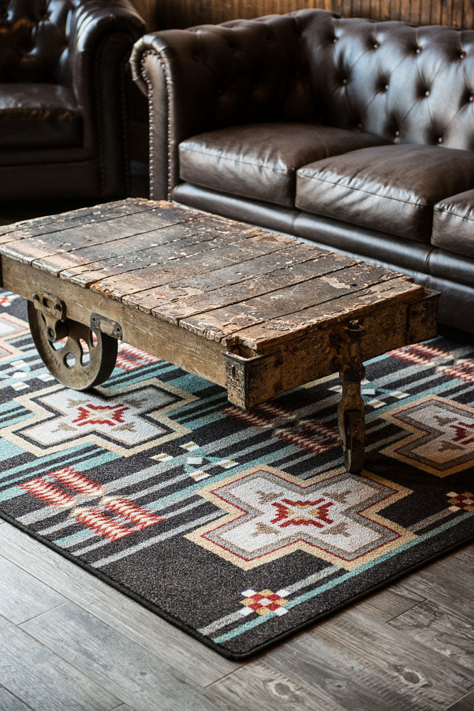 Grand River - Black American Dakota Rugs