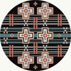 Grand River - Black American Dakota Rugs