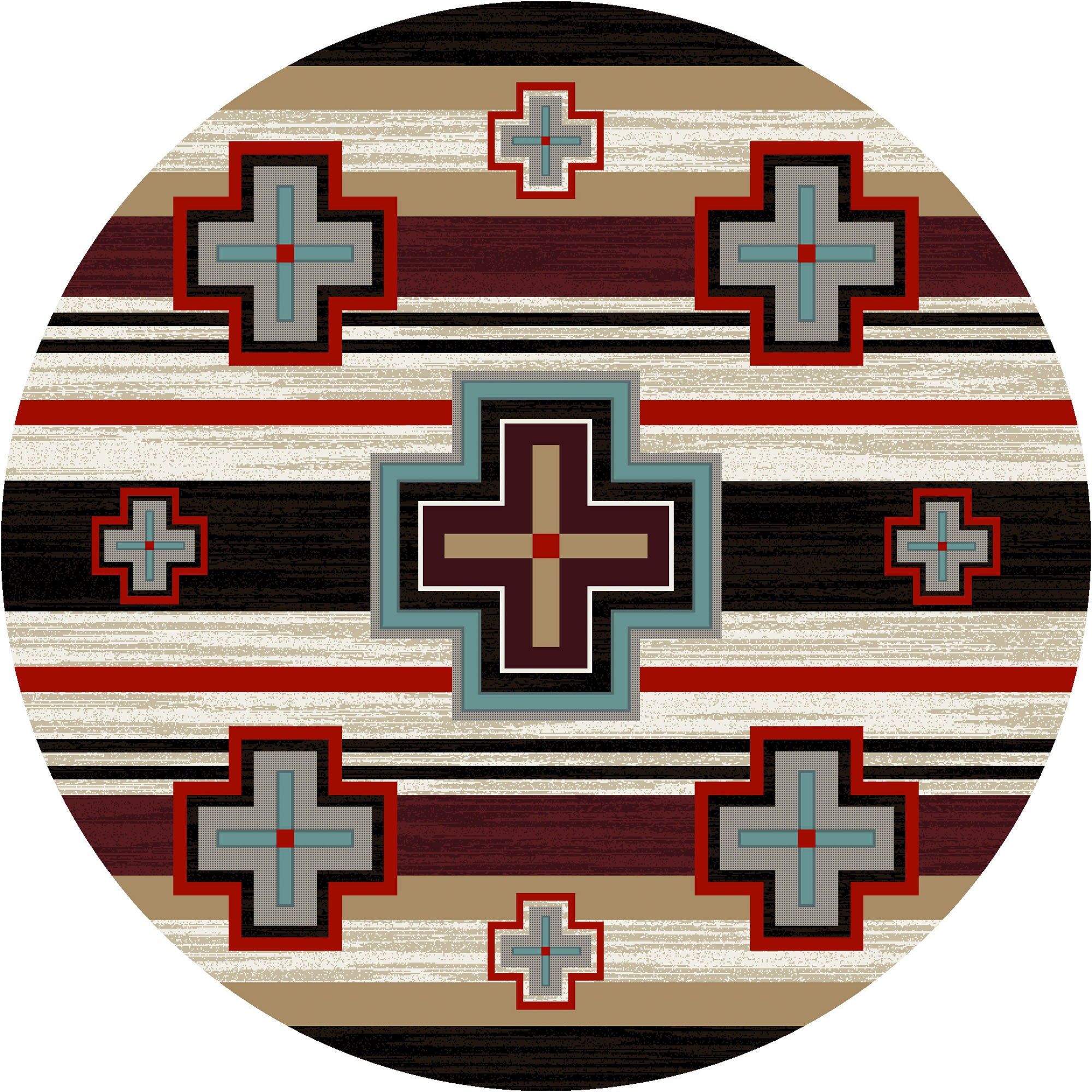 Cross Roads - Fuego American Dakota Rugs