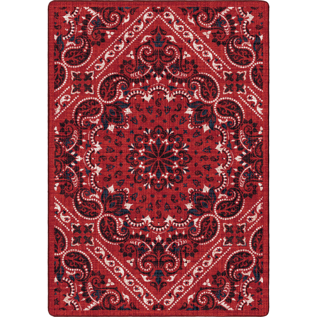 Kerchief Rodeo Red American Dakota Rugs