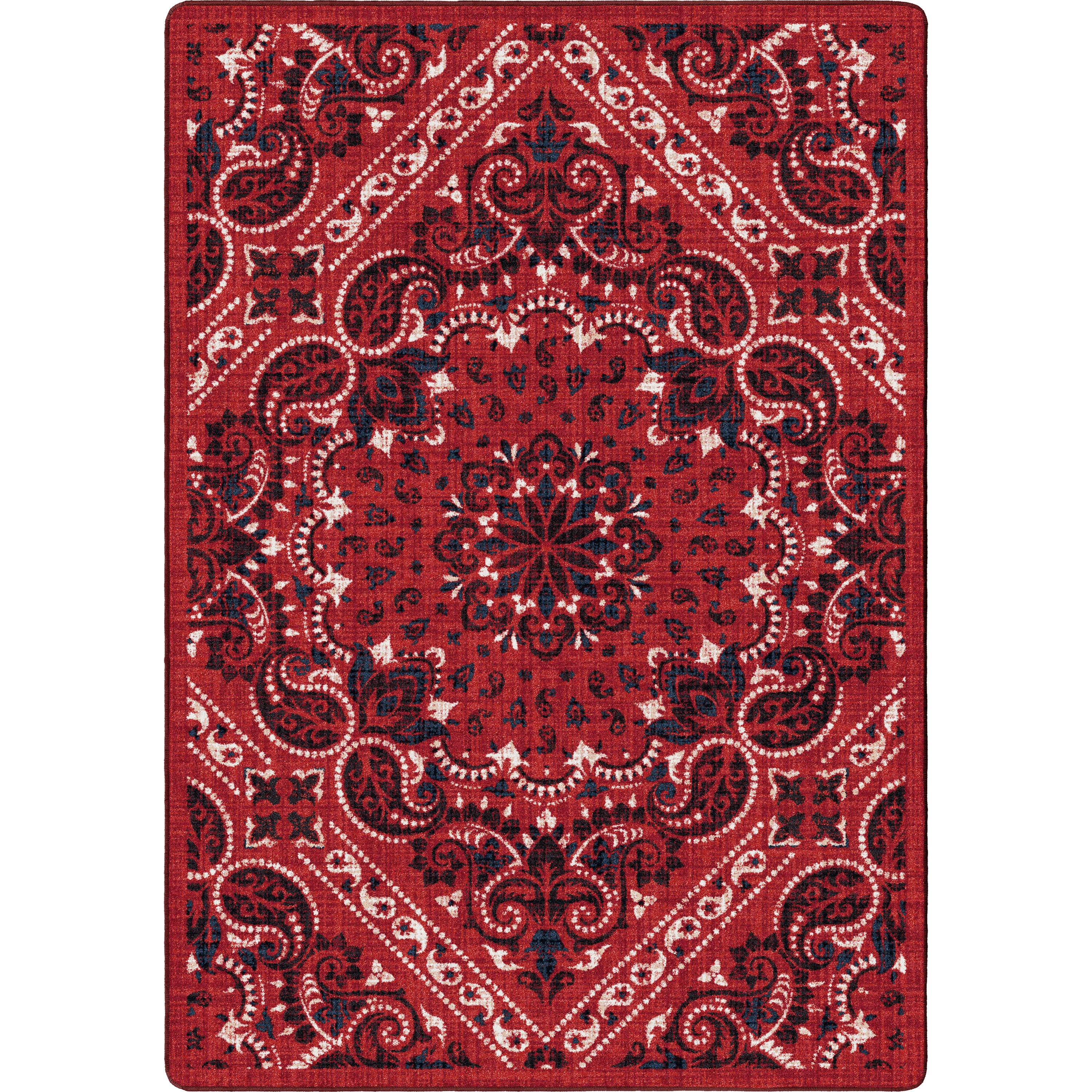 Kerchief Rodeo Red American Dakota Rugs