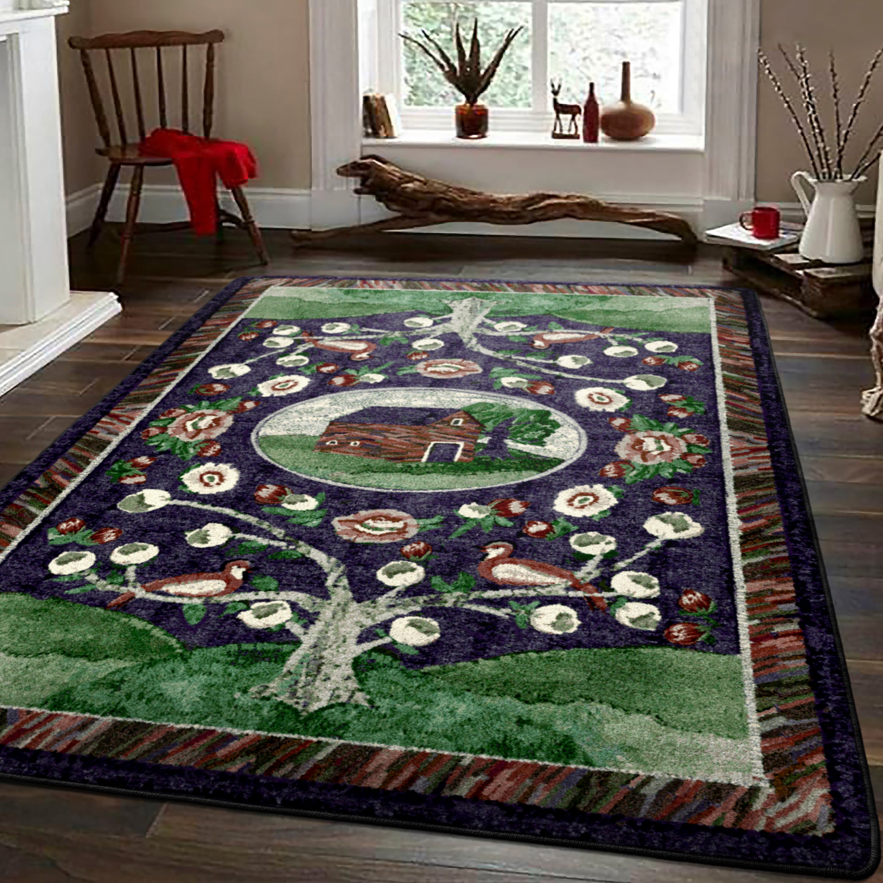 Home Sewn American Dakota Rugs