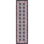 United Quilt - Antique Red White & Blue American Dakota Rugs