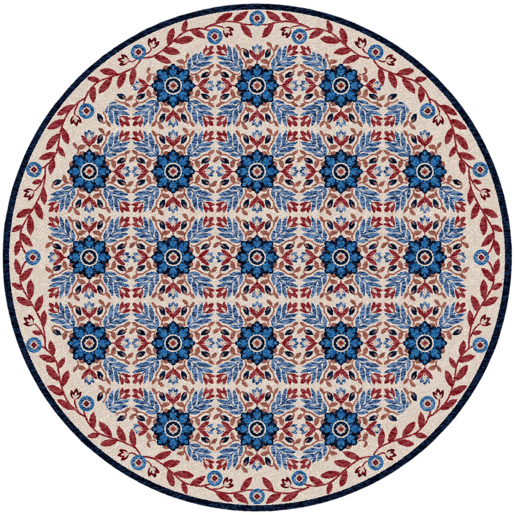 United Quilt - Antique Red White & Blue American Dakota Rugs