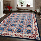United Quilt - Antique Red White & Blue American Dakota Rugs