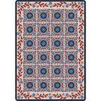 United Quilt - Antique Red White & Blue American Dakota Rugs