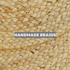 George Premium Hand Spun Jute Braided Area Rug Homespice Rugs