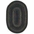 2x3 Jet Black Oval Homespice Rugs