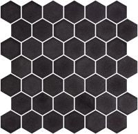 Stoneglass XL Hexagon Mosaic 11.25 x 11.25 Elysium