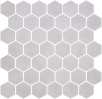 Stoneglass XL Hexagon Mosaic 11.25 x 11.25 Elysium