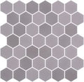 Stoneglass XL Hexagon Mosaic 11.25 x 11.25 Elysium