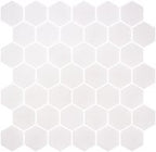 Stoneglass XL Hexagon Mosaic 11.25 x 11.25 Elysium
