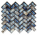 Tango Herringbone Mosaic 11.25 x 12.75 Elysium