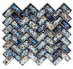 Tango Herringbone Mosaic 11.25 x 12.75 Elysium