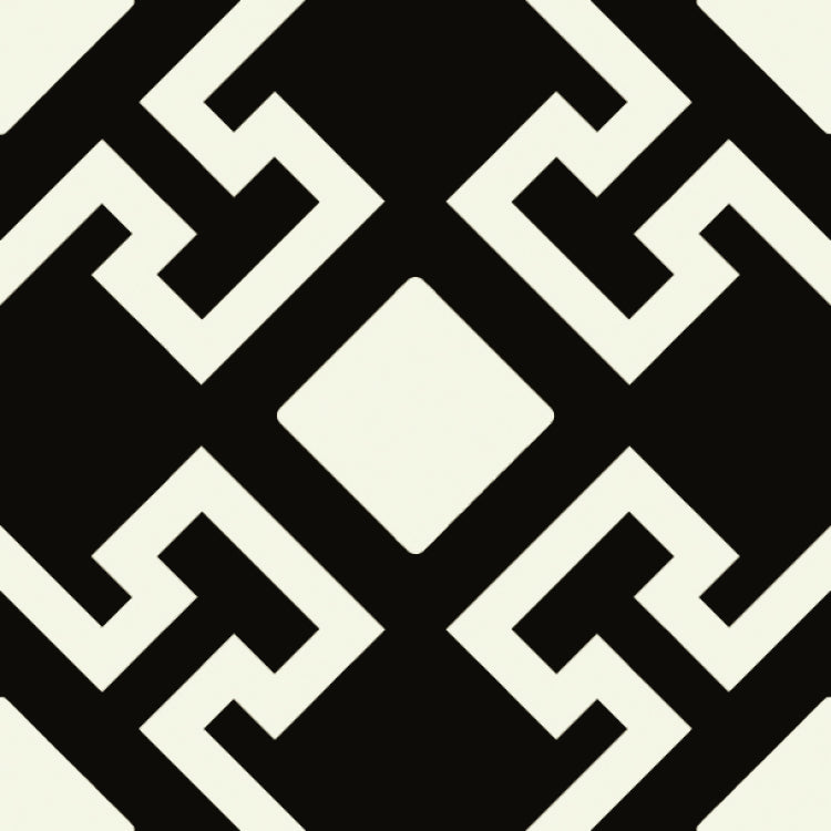 Paris Charonne Nero 8 x 8 Elysium