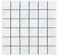 Volakas Premium Matte 2 x 2 Square Mosaic 12 x 12 Elysium