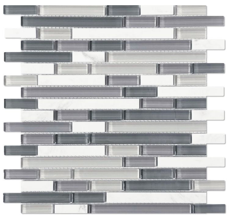 Sea Stack Marble and Glass Mosaic 11.75 x 12 Elysium