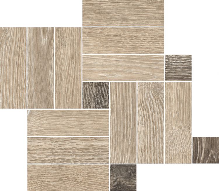 Orto Botanico 01 Beige Mosaic 14 x 16 Elysium