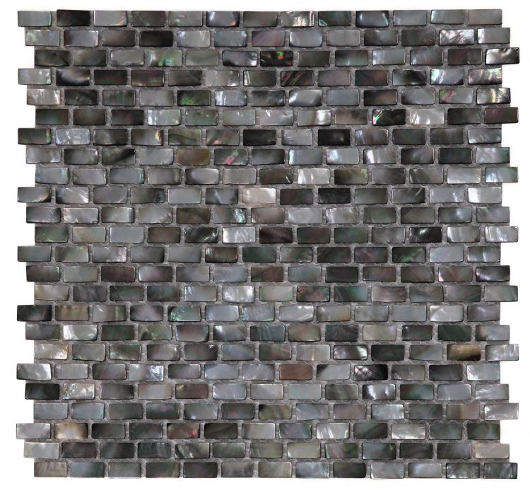 Pearl Black Mini Brick 11.25 x 11.25 Elysium