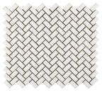 Tango Herringbone Mosaic 11.25 x 12.75 Elysium