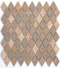Swiss Diamond Pattern Crackle Mosaic 11.5 x 12.5 Elysium
