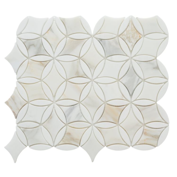 Star Calacatta Honed 13.75 x 12 Elysium