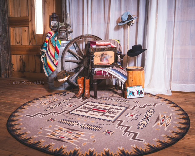 Storm Catcher - Rust American Dakota Rugs