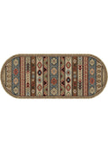 Chiseled Rock Multi 2 x 5 Oval Rug Mayberry Rug