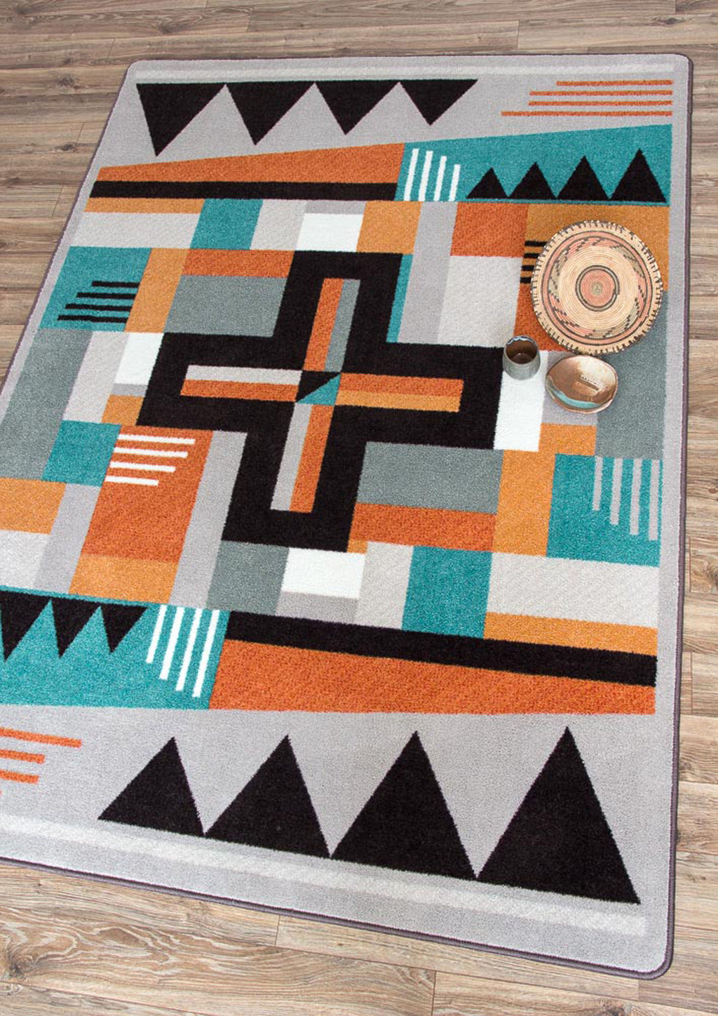 Abstract Cross American Dakota Rugs