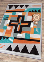 Abstract Cross American Dakota Rugs