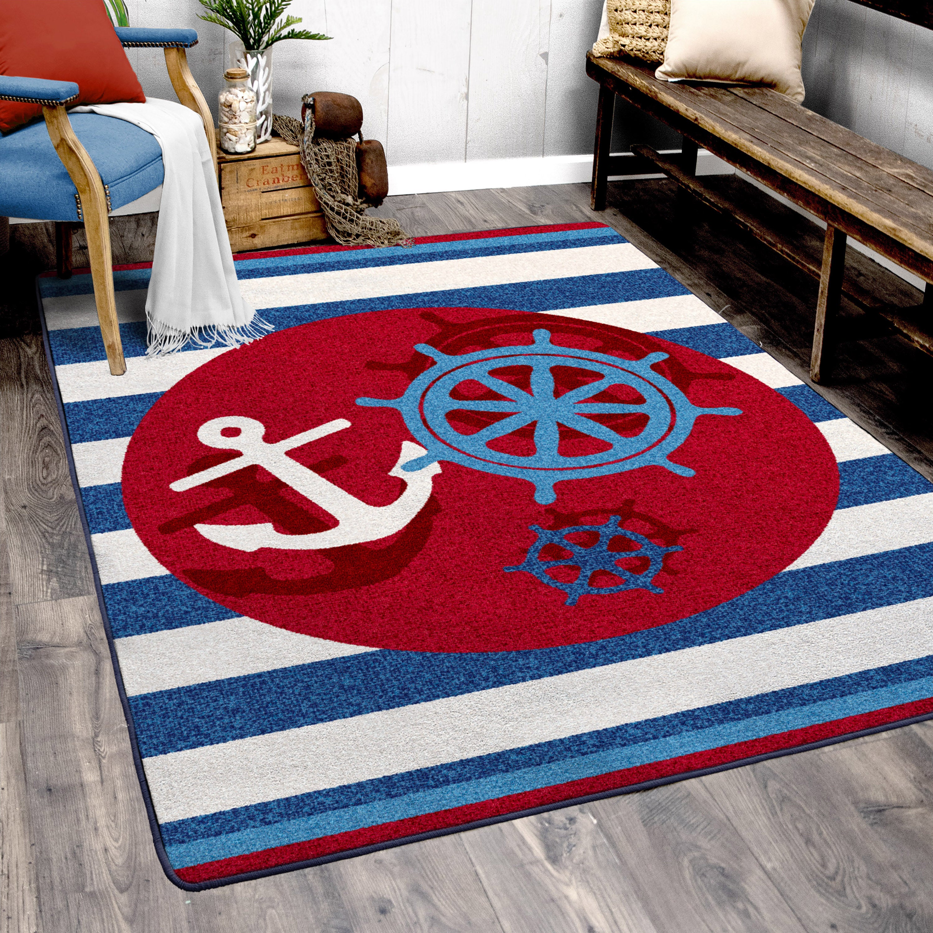 Ahoy There Nautical American Dakota Rugs