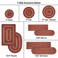8x28  Stair Treads Apple Pie Rect Set of 14 Homespice Rugs