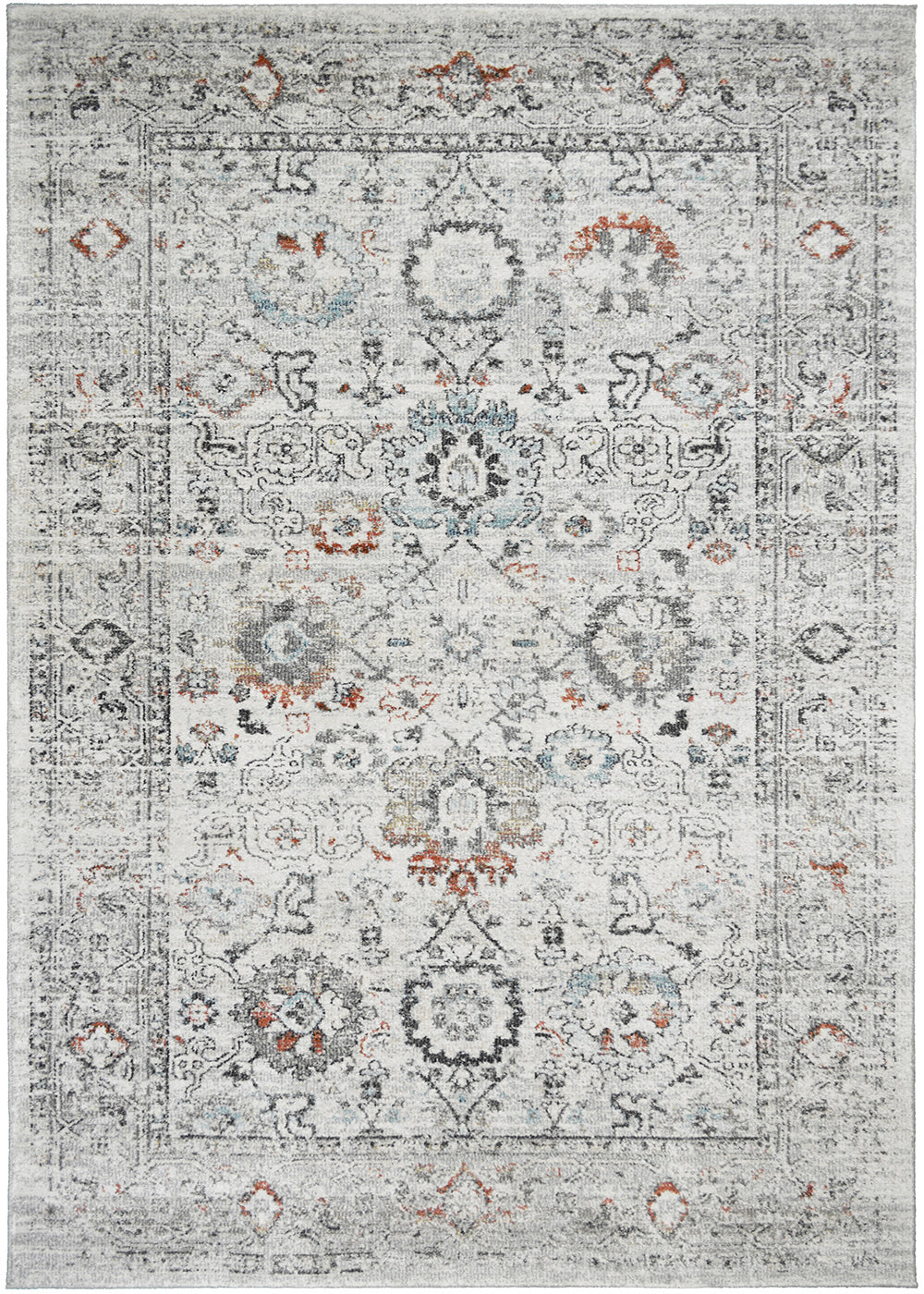 Mayberry Rugs Barcelona Jules Ivory Area Rug – Traditional Home Decor Rug Mayberry Rug
