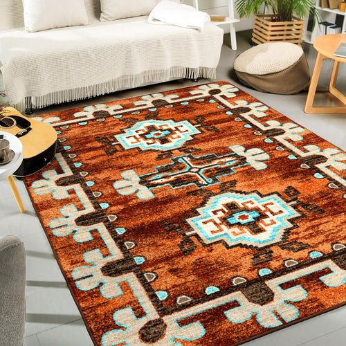 Badlands - Rust American Dakota Rugs