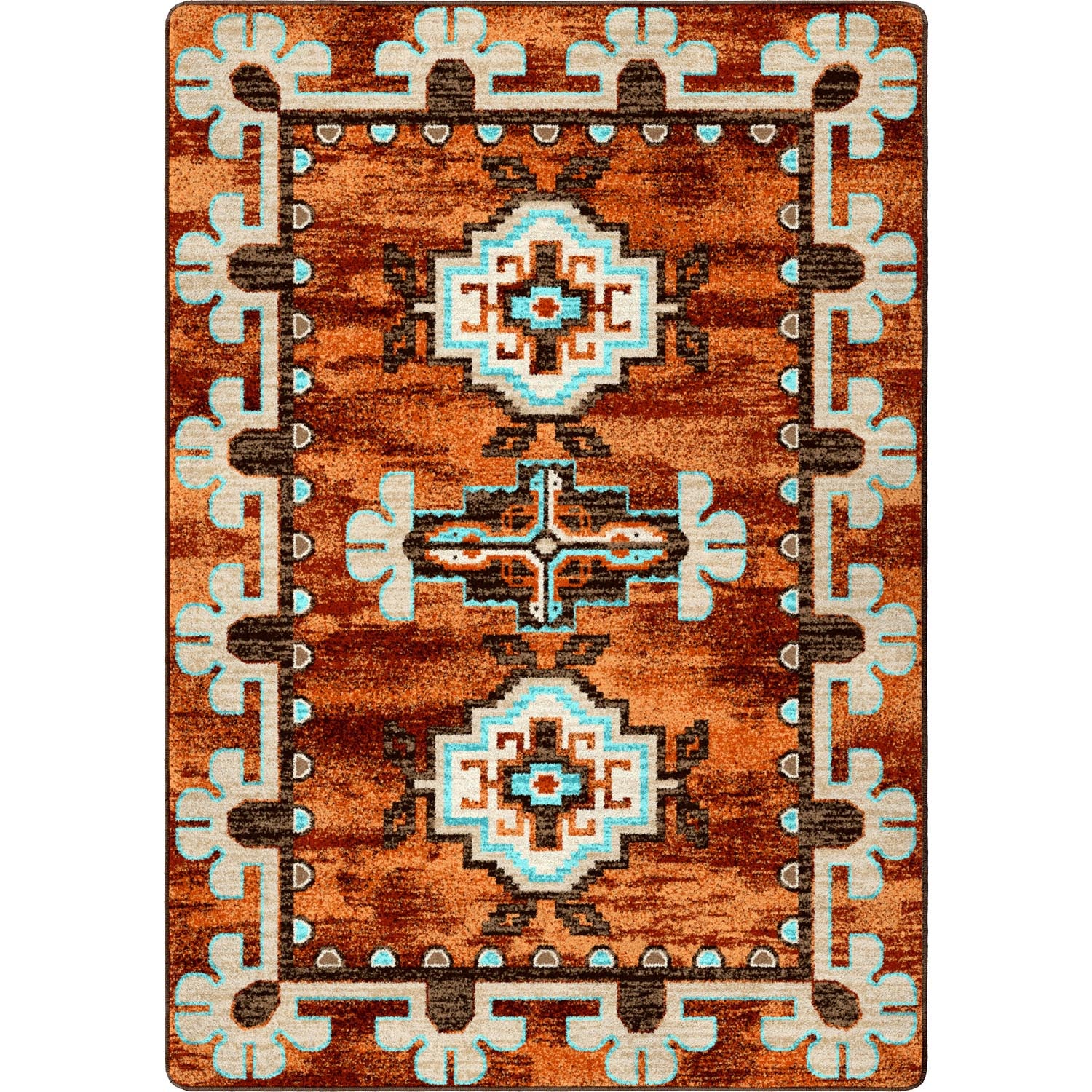 Badlands - Rust American Dakota Rugs