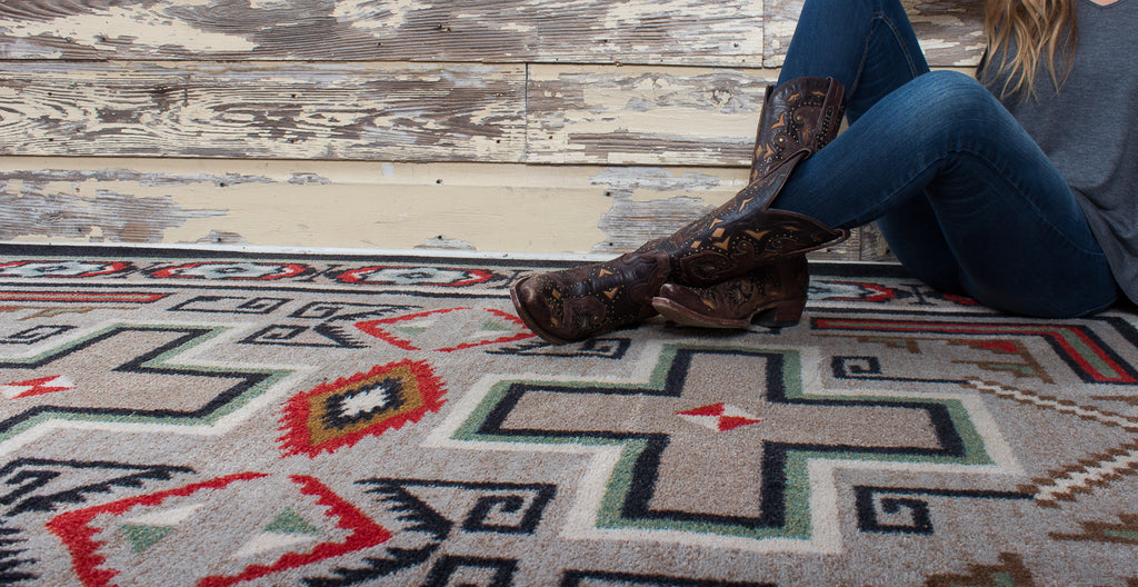 Saw Tooth - Raincloud American Dakota Rugs