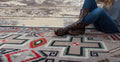 Saw Tooth - Raincloud American Dakota Rugs