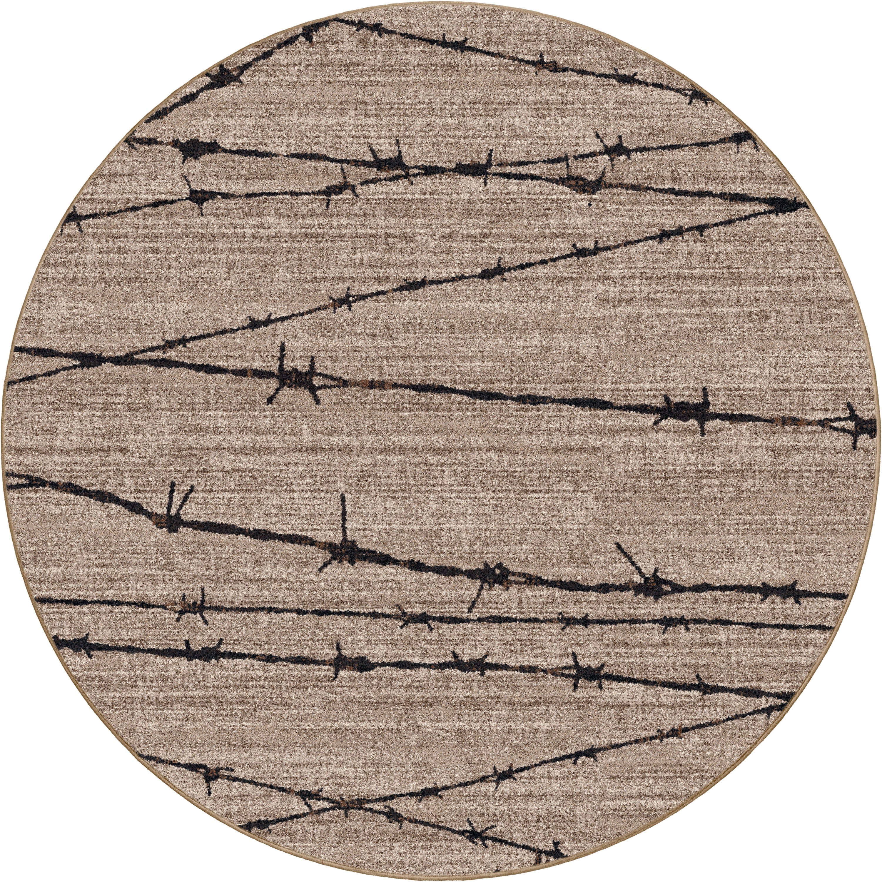 Barbed Wire Natural American Dakota Rugs