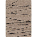 Barbed Wire Natural American Dakota Rugs