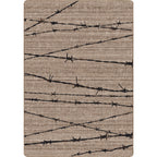 Barbed Wire Natural American Dakota Rugs