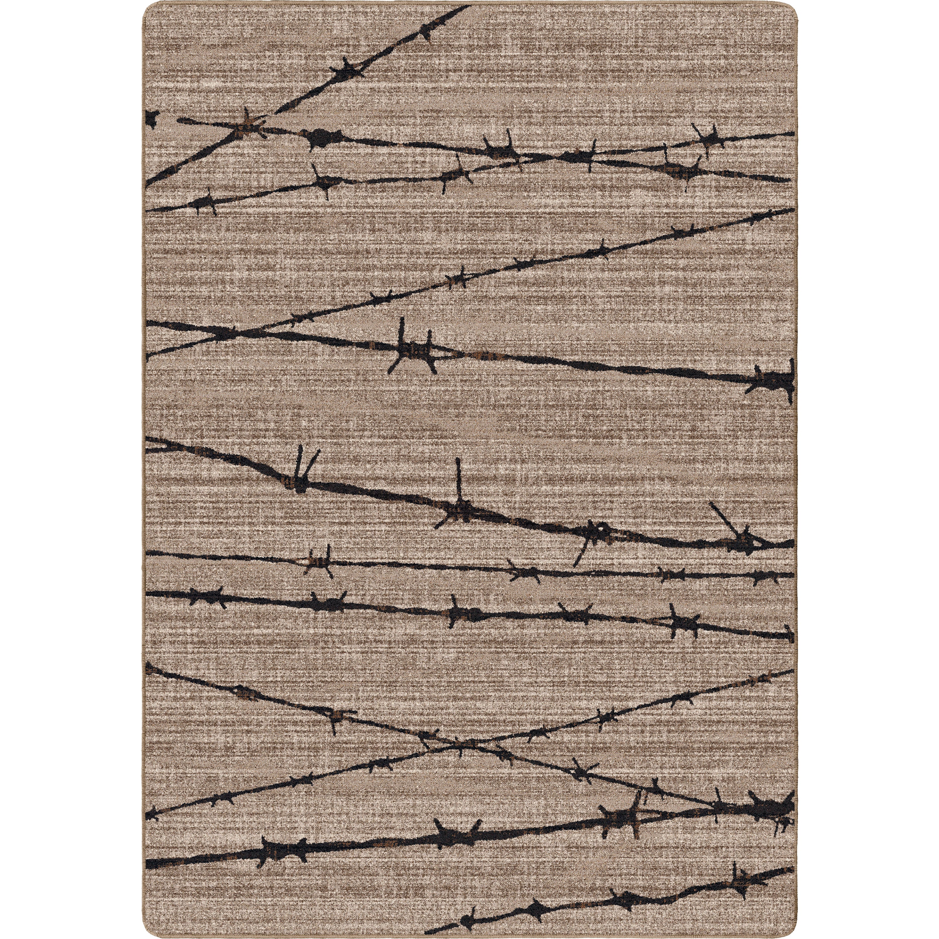 Barbed Wire Natural American Dakota Rugs