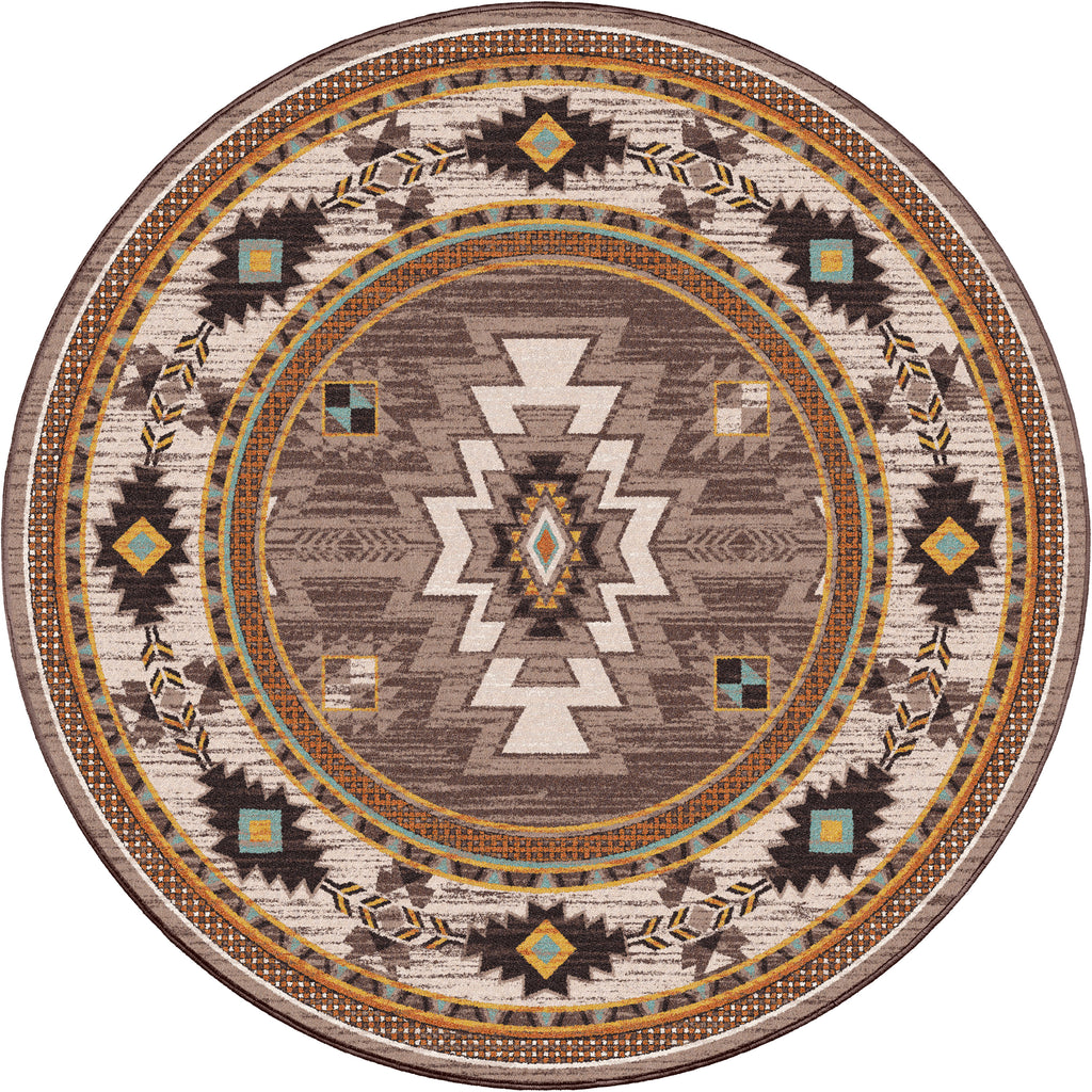 Barrel - Worn Saddle American Dakota Rugs