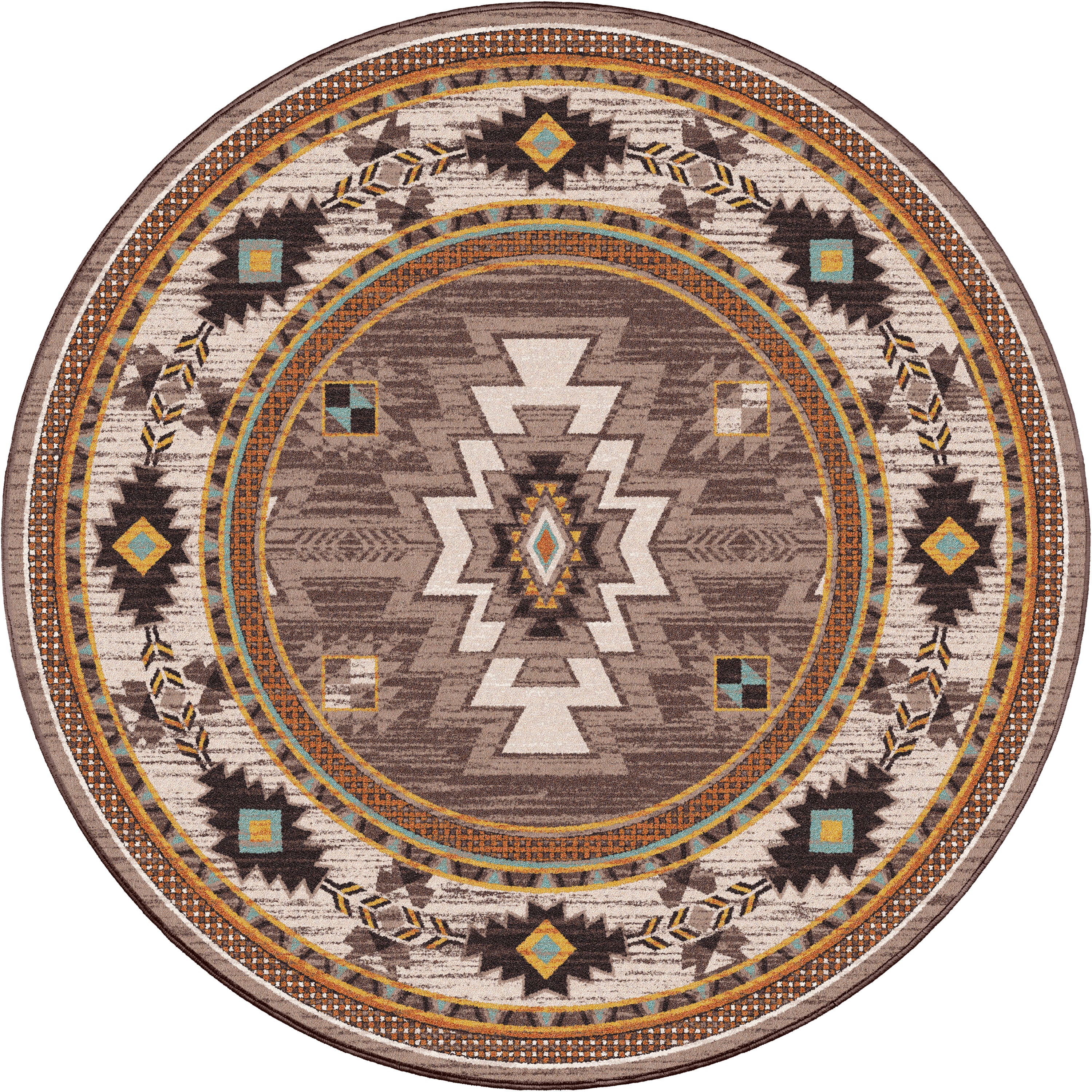 Barrel - Worn Saddle American Dakota Rugs