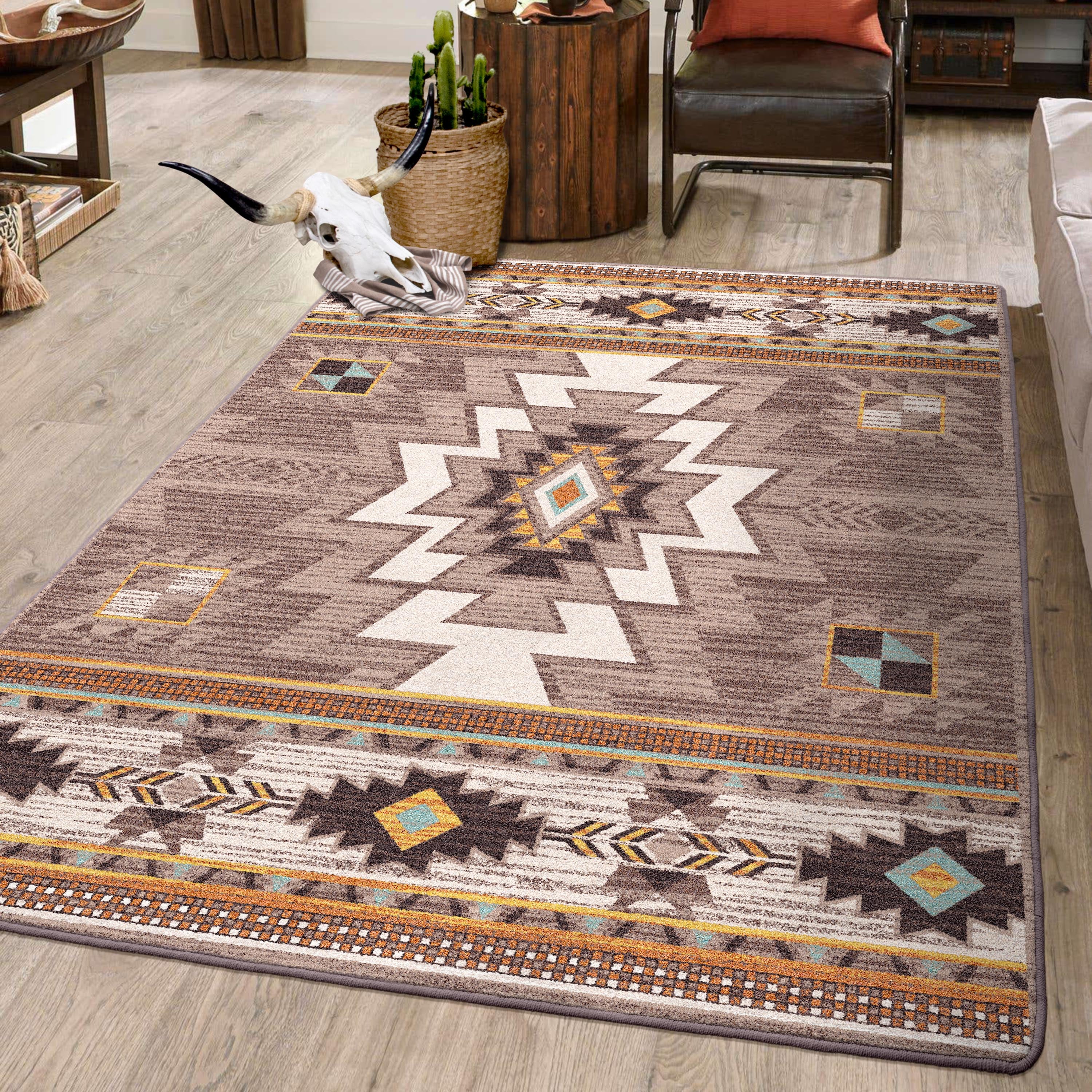 Barrel - Worn Saddle American Dakota Rugs