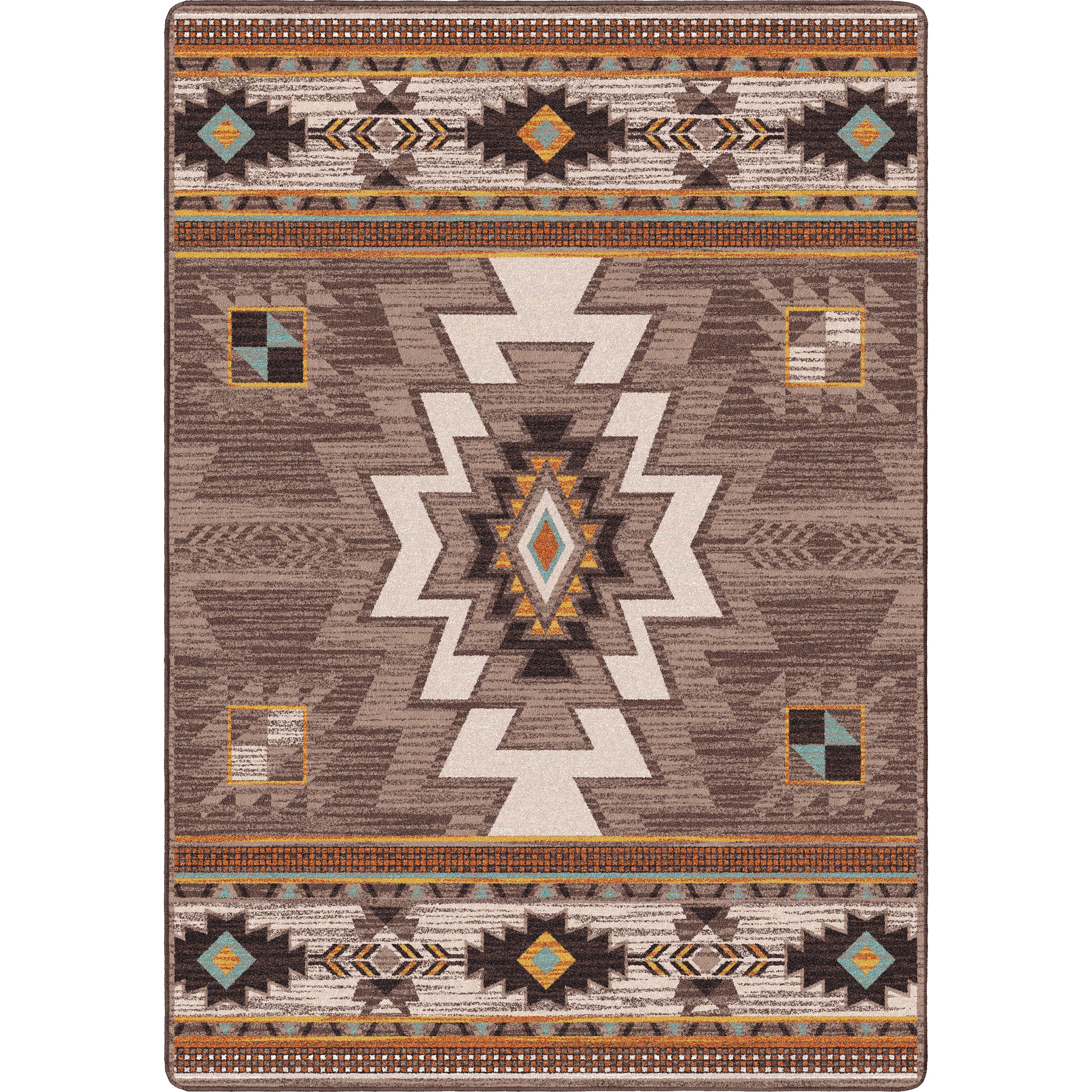 Barrel - Worn Saddle American Dakota Rugs