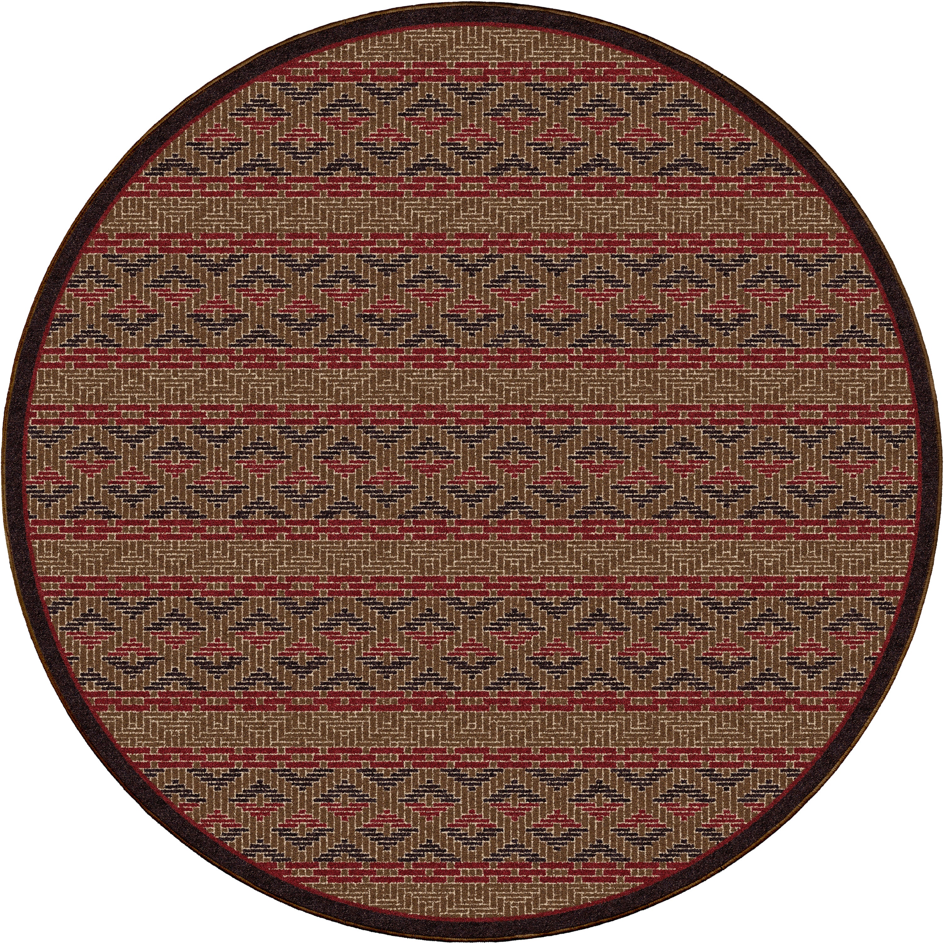 Basket Weave - Dark Chocolate American Dakota Rugs