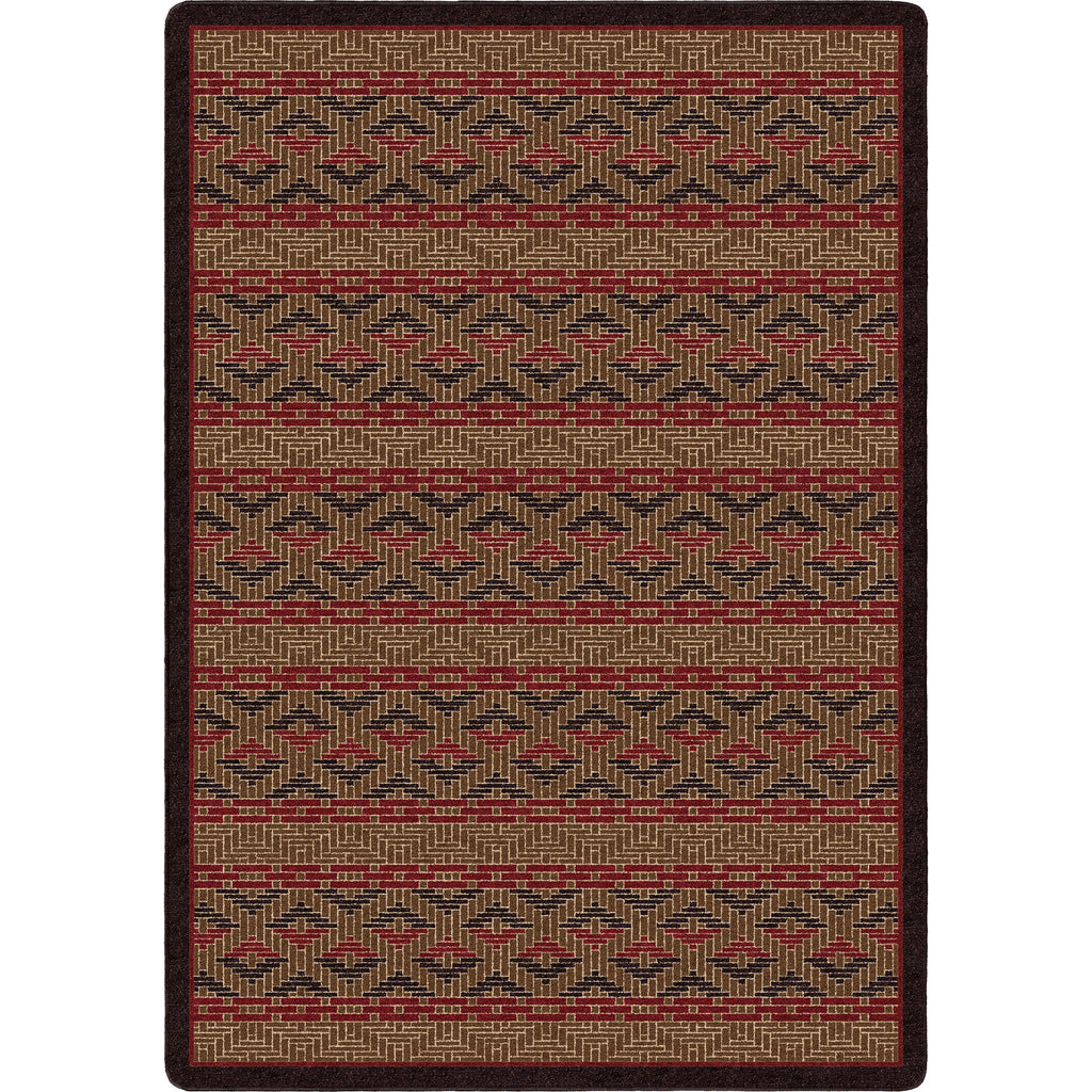Basket Weave - Dark Chocolate American Dakota Rugs