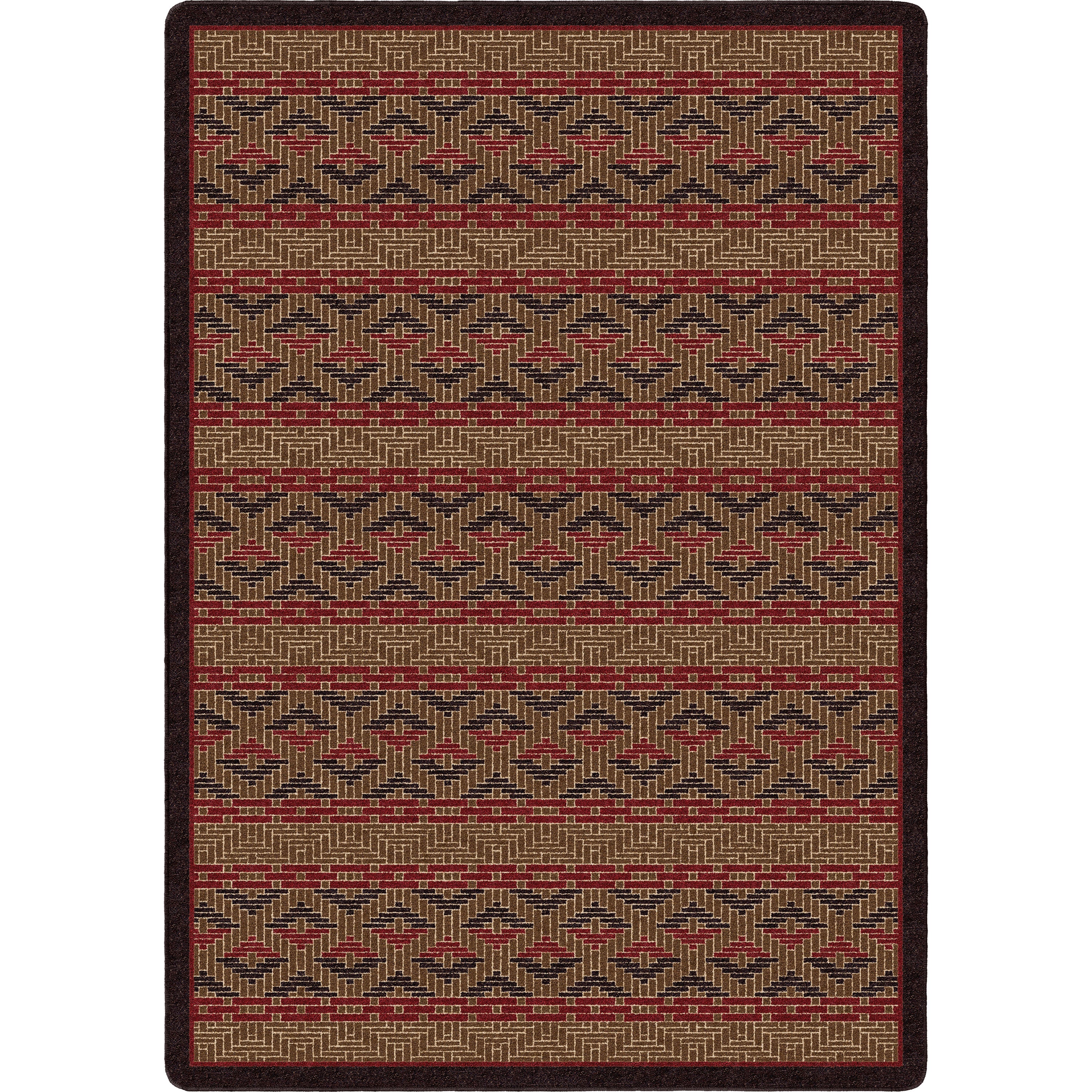 Basket Weave - Dark Chocolate American Dakota Rugs